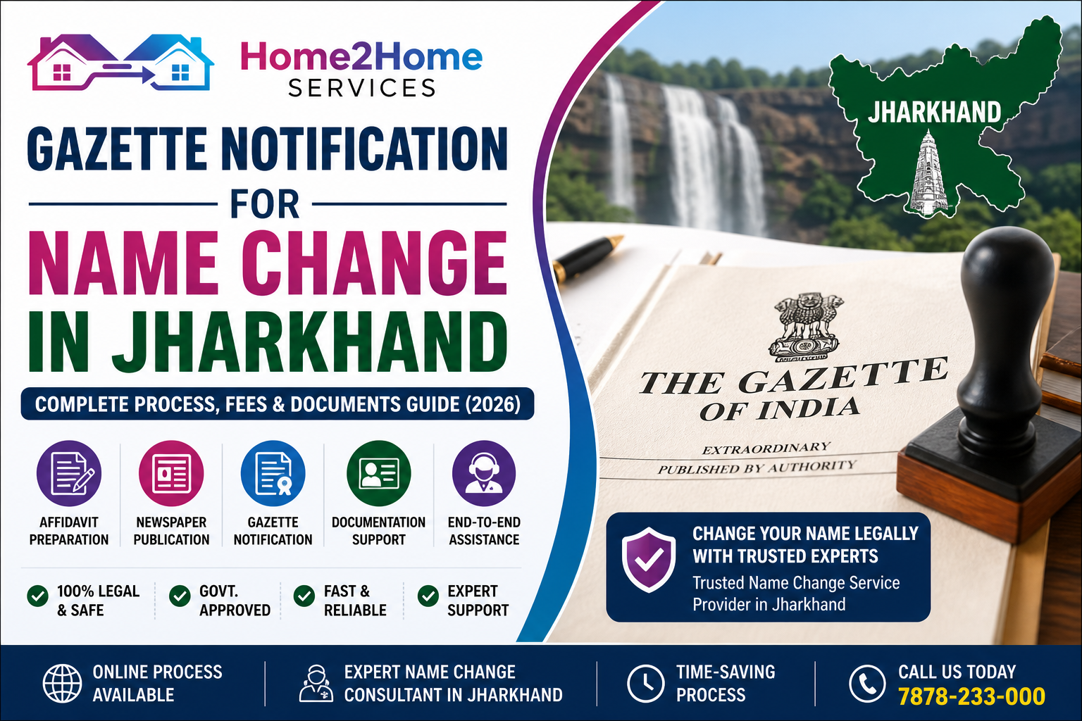 Gazette Notification for Name Change in Jharkhand | Apply Online & Easy Process